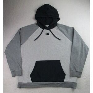 Under Armour‎ Hoodie Mens 2XL Pullover Sweatshirt Fleece Raglan 1383095